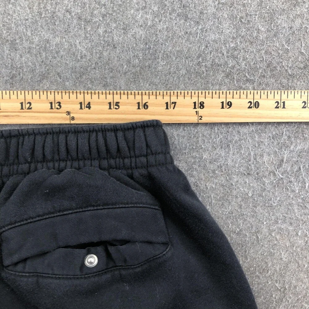 Nike Sweatpants Mens 2XL Black Fleece Joggers Elastic Waist Pockets Cuffed